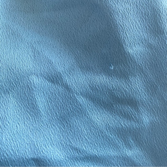 NWT Missguided Satin One Shoulder Asymmetric Ruched Side Midi Dress Blue 2 - Picture 12 of 16